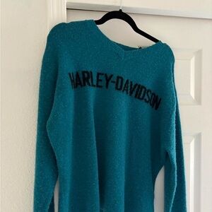 Harley-Davidson Women's Blue Sweater